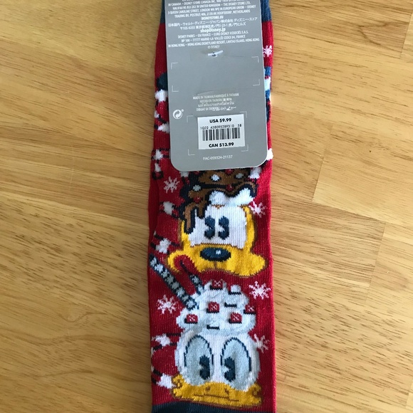 NWT DISNEY CHRISTMAS SOCKS - Picture 2 of 2